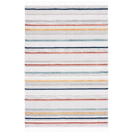 Safavieh 4 x 6 ft. Marrakesh Contemporary Rectangle Power Loomed Rug Ivory & Multi MRK550A-4